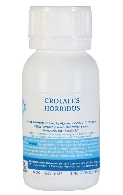 Crotalus Horridus Homeopathic Remedy