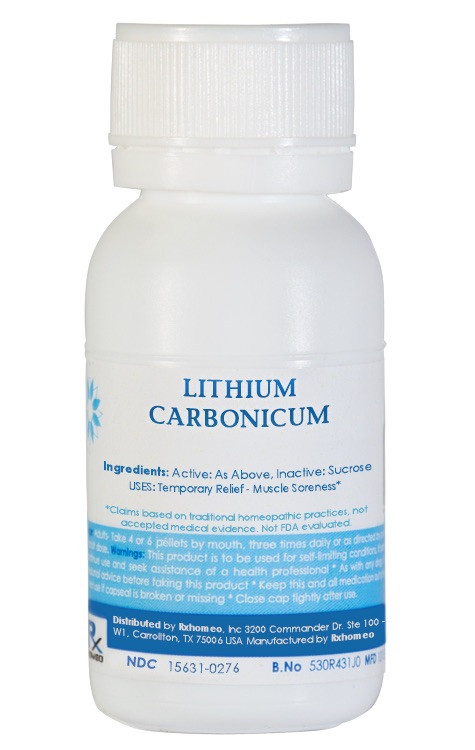 Lithium Carbonicum Homeopathic Remedy
