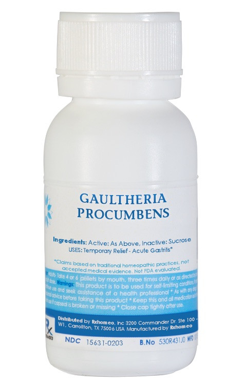 Gaultheria Procumbens Homeopathic Remedy