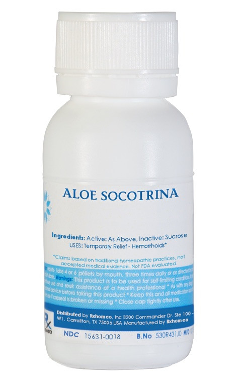 Aloe Socotrina Homeopathic Remedy