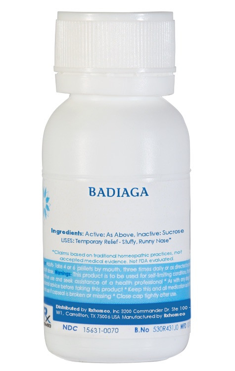 Badiaga Homeopathic Remedy