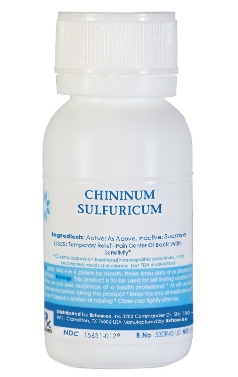 Chininum Sulphuricum Homeopathic Remedy