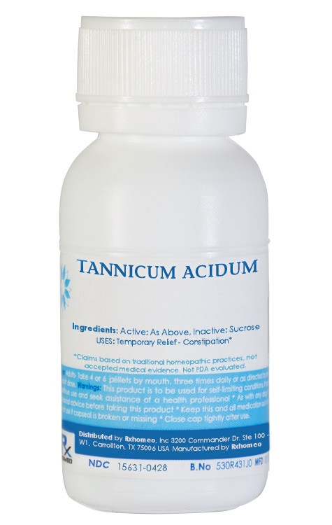 Tannicum Acidum Homeopathic Remedy